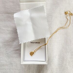 Wolf Circus Jewelry Alphabet Necklace “B”